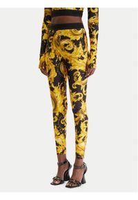 Versace Jeans Couture Legginsy 80HAC101 JS532 Czarny Slim Fit. Kolor: czarny. Materiał: syntetyk #1