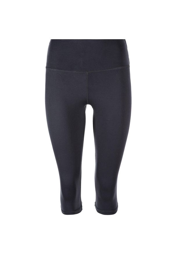 ENDURANCE - Damskie legginsy 3/4 Athlecia Franz. Kolor: czarny. Sport: turystyka piesza