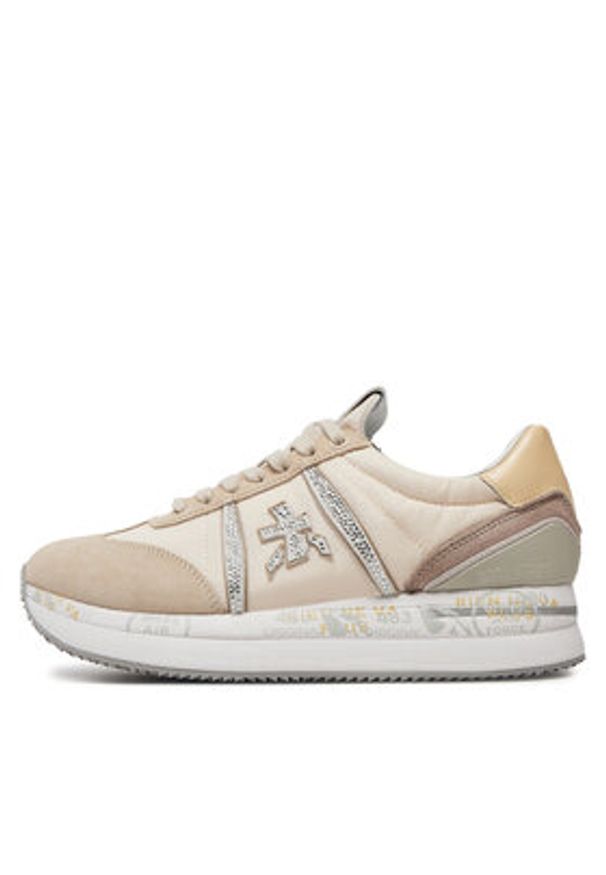 Premiata Sneakersy Conny VAR 6671 Écru. Materiał: materiał