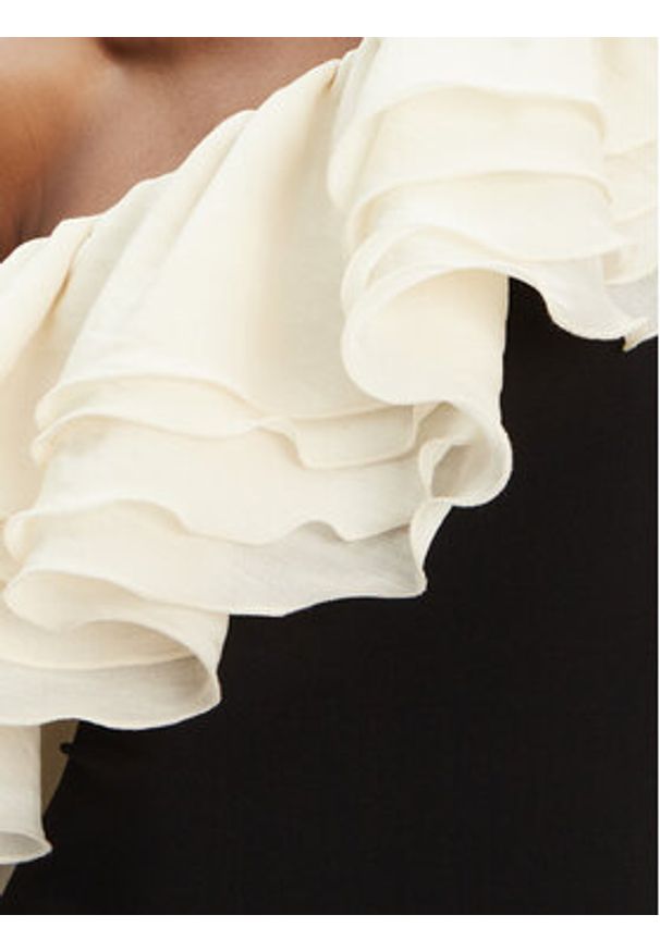 Eleh Sukienka koktajlowa ESS250260 Czarny Regular Fit. Kolor: czarny. Materiał: syntetyk. Styl: wizytowy