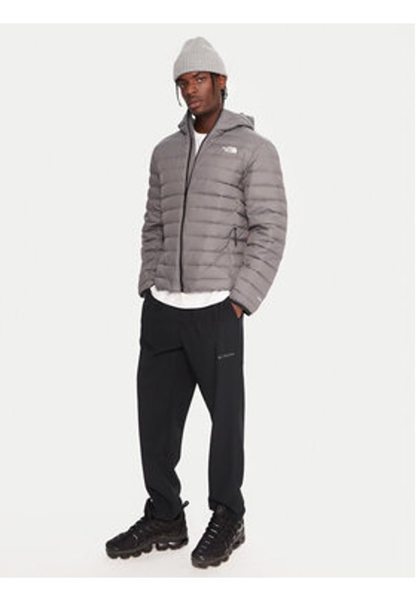 The North Face Kurtka puchowa Classic NF0A8D1T Szary Regular Fit. Kolor: szary. Materiał: syntetyk