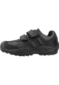 Tenisówki Geox Model J New Savage Kolor Czarny. Kolor: czarny. Materiał: syntetyk, tkanina, skóra. Sport: turystyka piesza