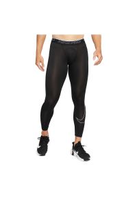 Spodnie legginsy męskie treningowe Nike Pro Dri-FIT DD1913. Materiał: materiał, włókno, skóra, poliester. Technologia: Dri-Fit (Nike). Wzór: gładki. Sport: fitness #1