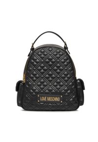 Love Moschino - LOVE MOSCHINO Plecak JC4015PP1ILA0000 Czarny. Kolor: czarny. Materiał: skóra #1