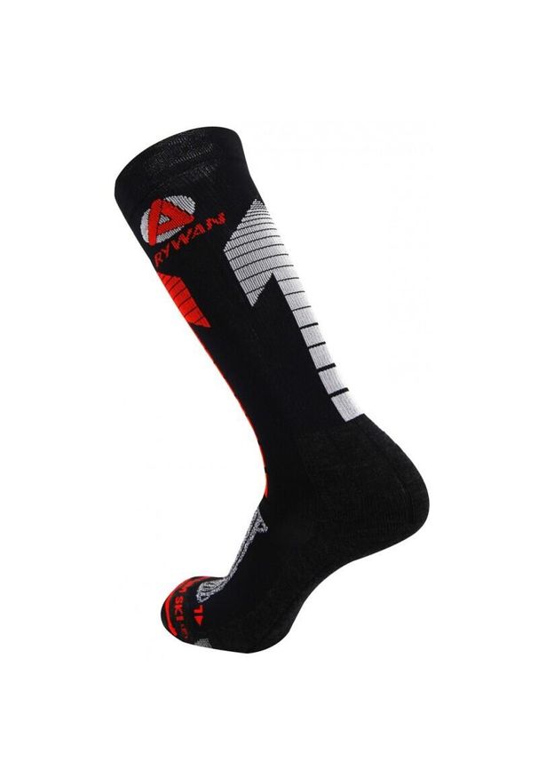 RYWAN - Skarpetki Rywan Comprim'Ski. Kolor: wielokolorowy, czarny, czerwony. Sport: narciarstwo