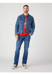 Wrangler - WRANGLER GREENSBORO MĘSKIE SPODNIE JEANSOWE JEANSY ARIES BLUE W15QAG42A #4