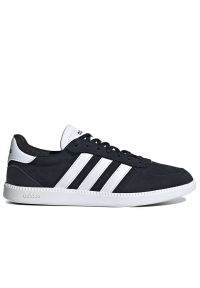 Adidas - Buty damskie adidas Breaknet Sleek IH5466 - czarne. Zapięcie: pasek. Kolor: czarny. Materiał: materiał, skóra, syntetyk, guma. Szerokość cholewki: normalna. Wzór: aplikacja