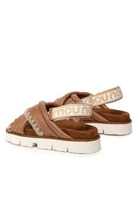Mou Sandały New Bio # 03 Criss-Cross Upper SW461004C Brązowy. Kolor: brązowy. Materiał: skóra #4