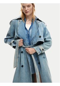 Desigual Trencz Vio 26SWED17 Niebieski Regular Fit. Kolor: niebieski. Materiał: bawełna #6