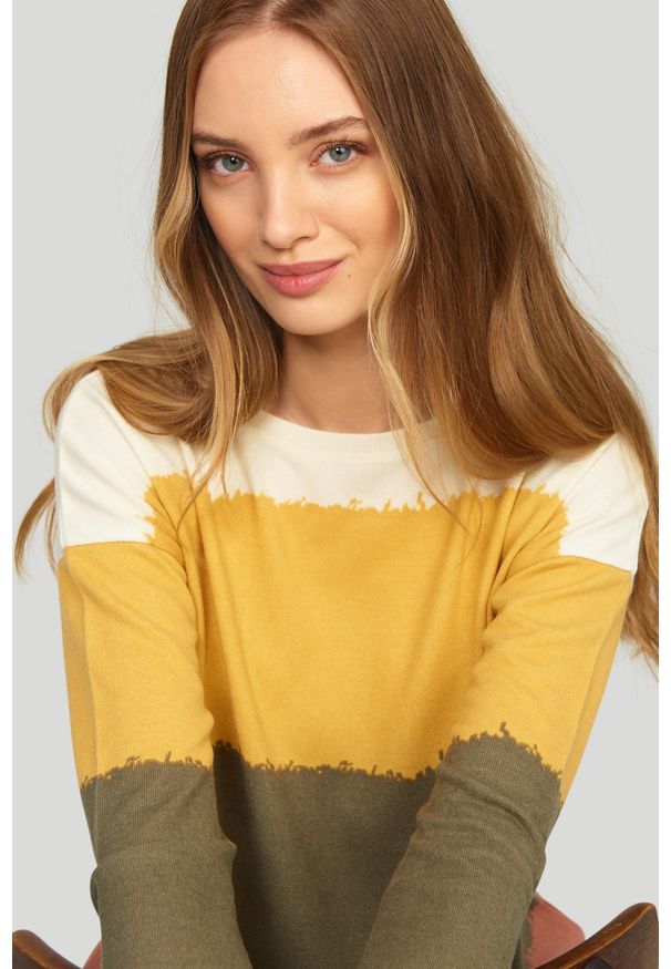 Greenpoint - Sweter z nadrukiem. Wzór: nadruk