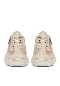 Rieker Sneakersy N0902-90 Złoty. Kolor: złoty. Materiał: materiał #3