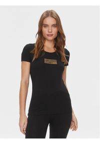 Guess T-Shirt W4RI33 J1314 Czarny Slim Fit. Kolor: czarny. Materiał: bawełna #1