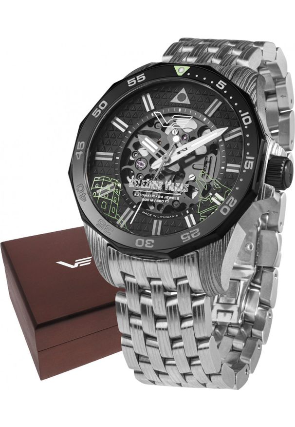 Zegarek męski Vostok Europe NH72-225E764B srebrny. Kolor: srebrny