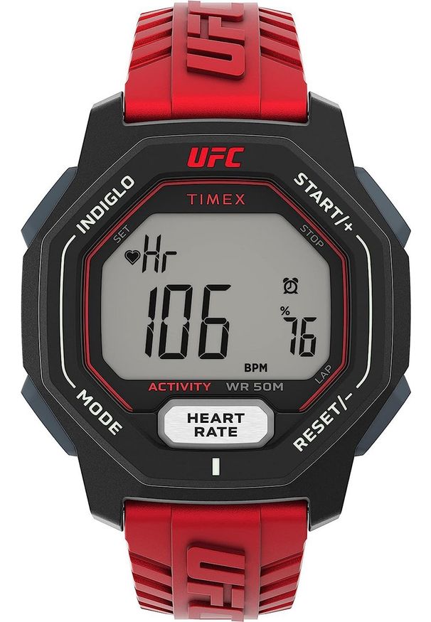 Zegarek Timex Zegarek męski TW2V84000 czerwony. Kolor: czerwony