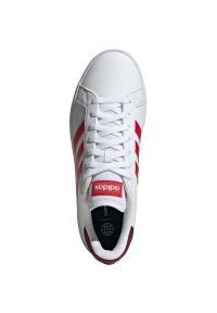 Adidas - Buty adidas Grand Court Td M ID4453 białe. Okazja: na co dzień. Zapięcie: sznurówki. Kolor: biały. Materiał: syntetyk, skóra. Szerokość cholewki: normalna #3