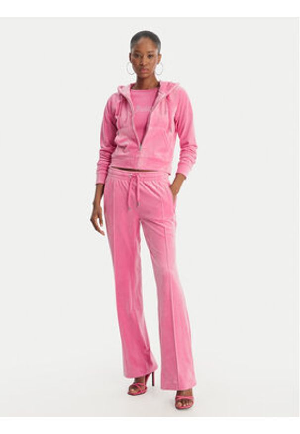 Juicy Couture Spodnie dresowe Tina JCWBJ126327 Różowy Straight Leg. Kolor: różowy. Materiał: syntetyk