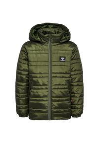 Kurtka dziecięca z kapturem Hummel Bilbo Tex. Typ kołnierza: kaptur. Kolor: wielokolorowy, brązowy, zielony #1