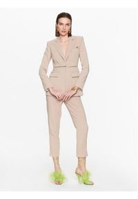 Patrizia Pepe Spodnie materiałowe 8P0491/A6F5-B752 Beżowy Slim Fit. Kolor: beżowy. Materiał: materiał, syntetyk #5