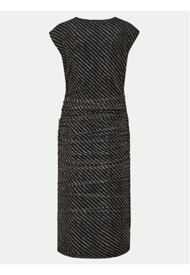 DKNY Sukienka koktajlowa P4ADEWPO Czarny Regular Fit. Kolor: czarny. Materiał: bawełna. Styl: wizytowy