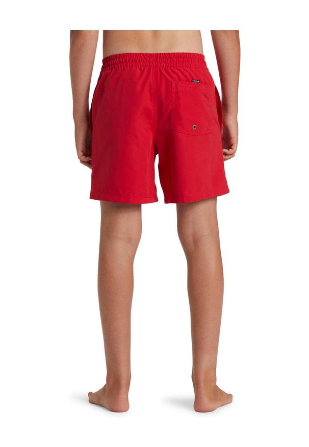 Quiksilver - Szorty kąpielowe EVERYDAY SOLID VOLLEY. Kolor: czerwony. Materiał: poliester