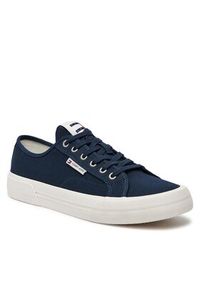 Tommy Jeans Tenisówki Tjm Lace Up Canvas Color EM0EM01365 Granatowy. Kolor: niebieski. Materiał: materiał #5