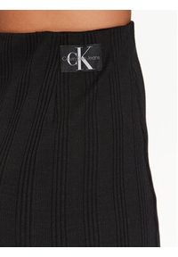 Calvin Klein Jeans Spódnica ołówkowa J20J221439 Czarny Slim Fit. Kolor: czarny. Materiał: bawełna #3