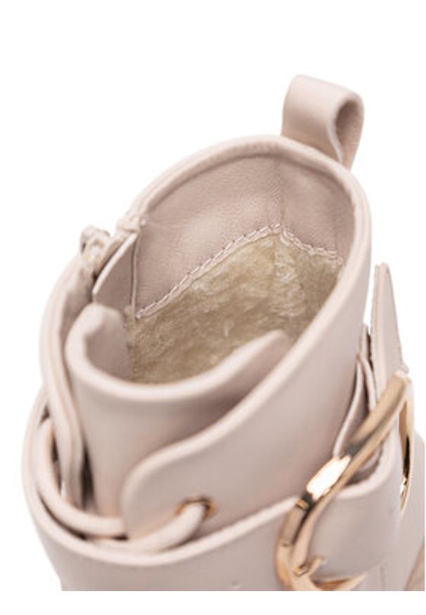 DeeZee Trzewiki WS6116-11 Beżowy. Kolor: beżowy. Materiał: materiał