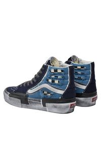 Vans Sneakersy Sk8-Hi Reconstruct VN0005UKNGJ1 Granatowy. Kolor: niebieski. Materiał: zamsz, skóra. Model: Vans SK8 #6