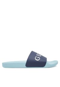 Guess Klapki F5GZ06 BB00F Granatowy. Kolor: niebieski