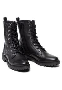Geox Trapery D Hoara B D16FTB 00046 C9999 Czarny. Kolor: czarny. Materiał: skóra #5