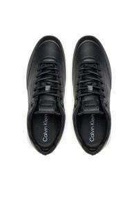 Calvin Klein Sneakersy Runner Lace Up - Lth HW0HW02396 Czarny. Kolor: czarny. Materiał: skóra #6