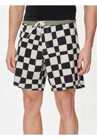 Vans Szorty kąpielowe Mte The Daily Check Boardshort VN0007XS Écru Regular Fit. Materiał: syntetyk #1