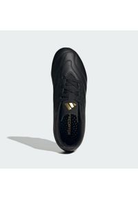 Adidas - Buty Predator Club FXG Kids. Kolor: żółty, wielokolorowy, czarny, szary. Materiał: materiał
