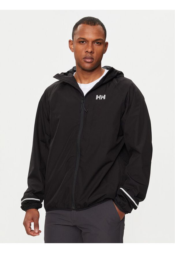Helly Hansen Kurtka przeciwdeszczowa Fast Hellytech Jacket 53974 Czarny Regular Fit. Kolor: czarny. Materiał: syntetyk