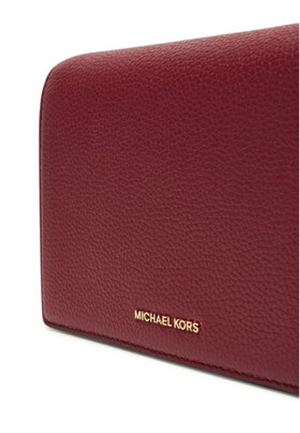 MICHAEL Michael Kors Torebka Jet Set Medium 32S4GJ6C6L Bordowy. Kolor: czerwony. Materiał: skórzane