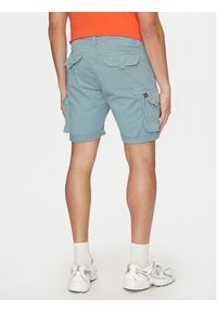 Alpha Industries Szorty materiałowe Crew 176203 Niebieski Slim Fit. Kolor: niebieski. Materiał: bawełna