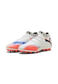 Puma - Buty piłkarskie unisex FUTURE 8 ULTIMATE MG PUMA White Black Glowing Red. Kolor: czerwony, biały, wielokolorowy, czarny. Sport: piłka nożna
