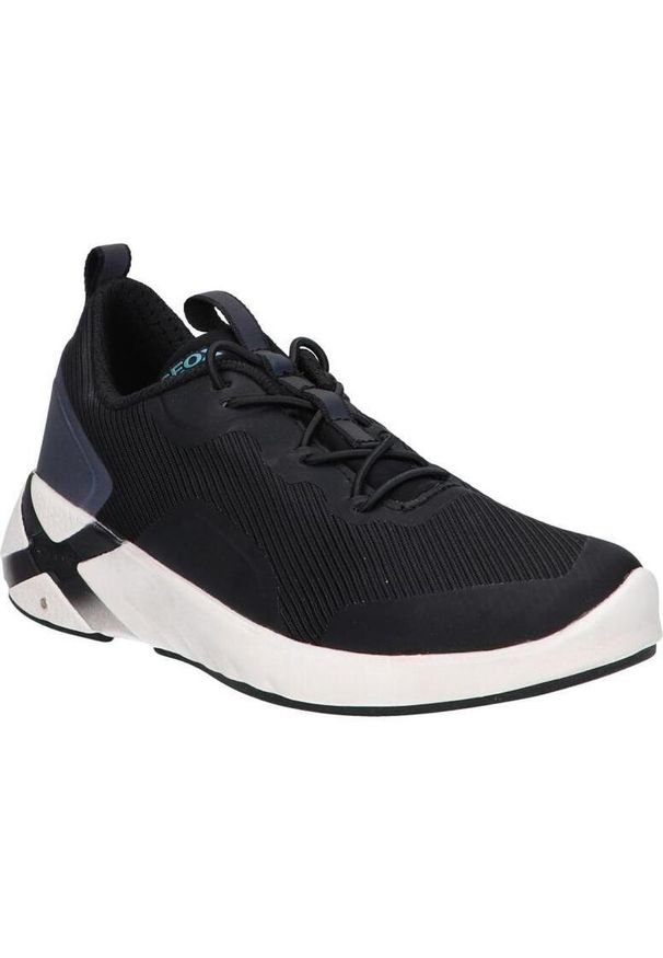 Geox - Buty GEOX J PLAYKIX BOY Czarny. Kolor: czarny. Materiał: syntetyk, skóra. Sport: turystyka piesza