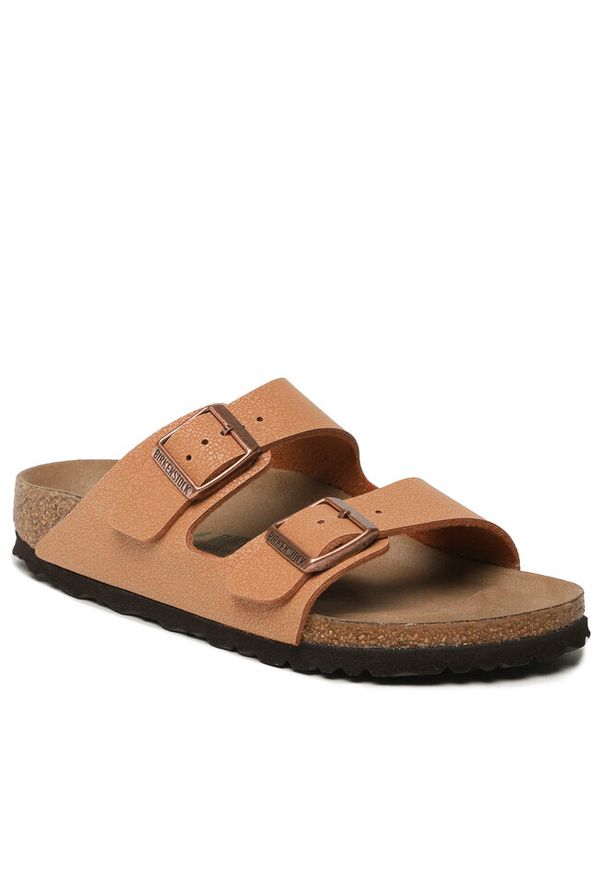 Klapki Birkenstock. Kolor: brązowy