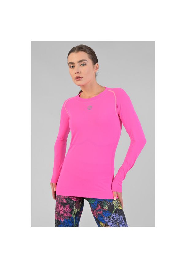 NESSI SPORTSWEAR - Koszulka z długim rękawem do biegania damska Nessi Sportswear Longsleeve Ultra. Kolor: różowy. Długość rękawa: długi rękaw. Długość: długie. Sport: bieganie
