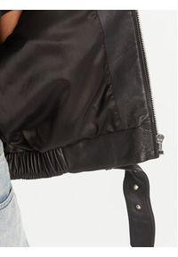 Pinko - PINKO Kurtka skórzana Guanciale 105793 A2U7 Z99 Czarny Regular Fit. Kolor: czarny. Materiał: skóra #6