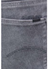 G-Star RAW - G-Star Raw jeansy 3301 D21291.A634 damskie medium waist. Kolor: szary #4