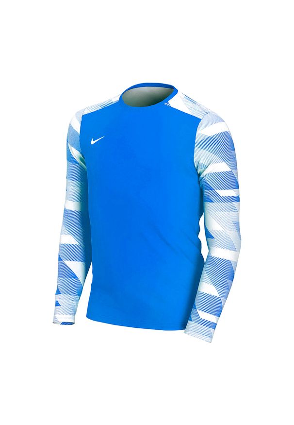 Bluza piłkarska dziecięca Nike Dri-Fit Park IV Goalkeeper. Kolor: niebieski. Technologia: Dri-Fit (Nike). Sport: piłka nożna