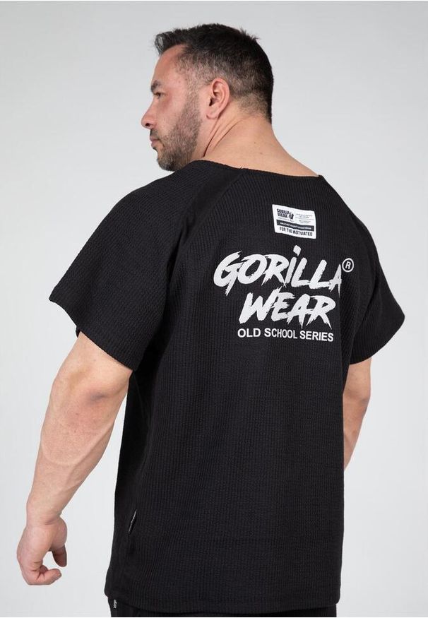 GORILLA WEAR - Augustine Stary trening szkolny Top - Czarny. Kolor: czarny. Sport: fitness