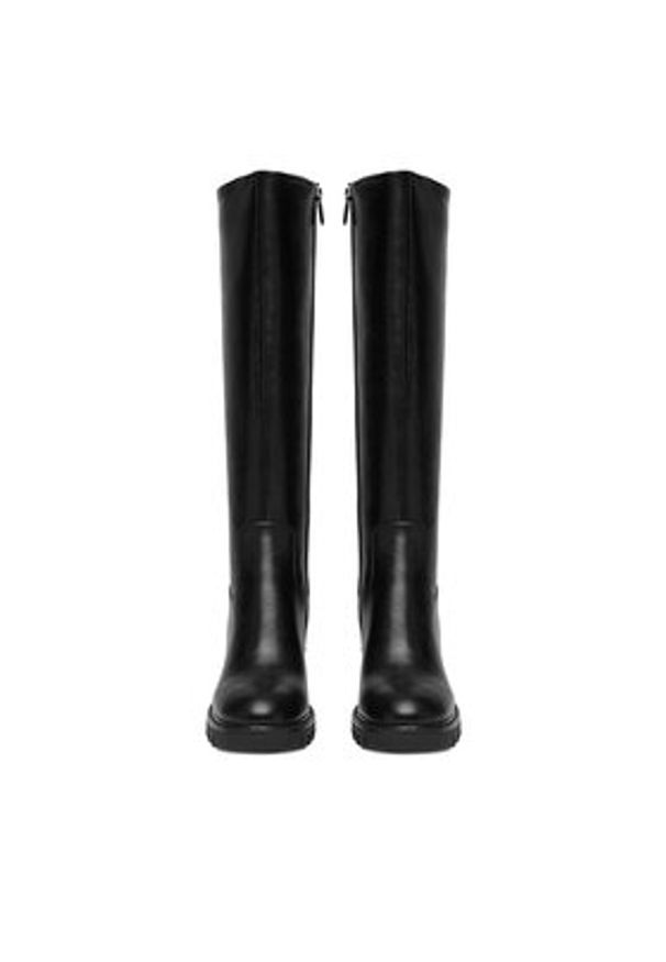 Nine West Kozaki CEO-HALA-01 Czarny. Kolor: czarny. Materiał: materiał