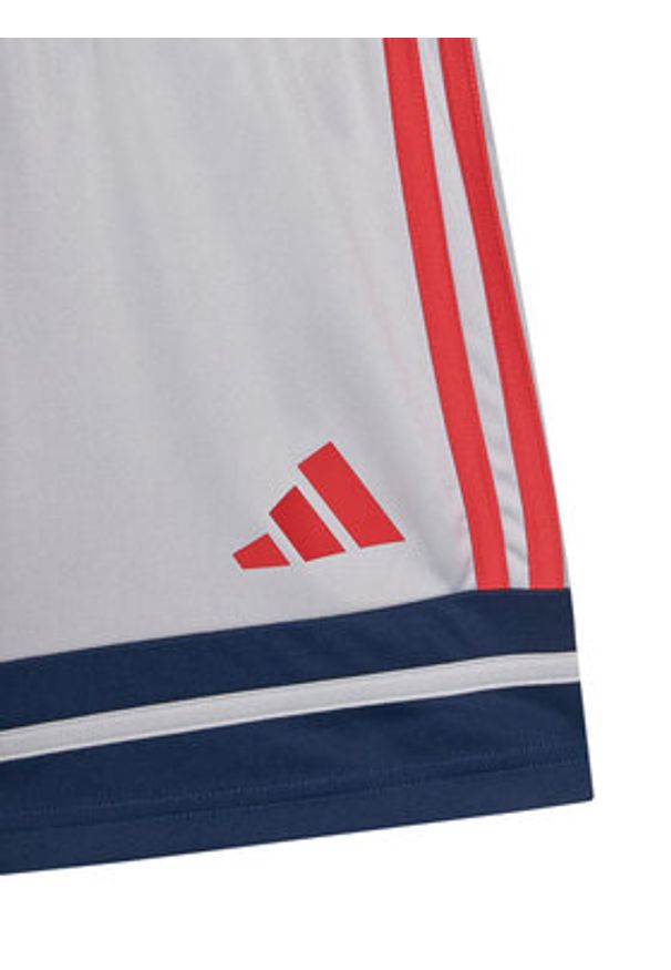 Adidas - adidas Szorty sportowe Squadra 25 JP3416 Szary Regular Fit. Kolor: szary. Materiał: syntetyk. Styl: sportowy