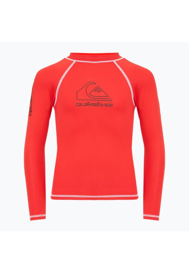 Longsleeve do pływania dziecięcy Quiksilver On Tour. Kolor: czerwony