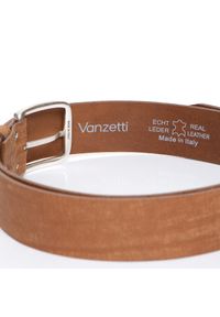 Vanzetti - VANZETTI PASEK SKÓRZANY SOPO-VAN982 645 40 mm Ledergürtel. Materiał: skóra. Wzór: paski. Styl: klasyczny