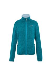 Regatta - Bluza Polarowa Damska Pełen Suwak Newhill II. Kolor: turkusowy, niebieski, wielokolorowy, zielony. Materiał: polar. Sezon: zima. Styl: sportowy. Sport: turystyka piesza #1