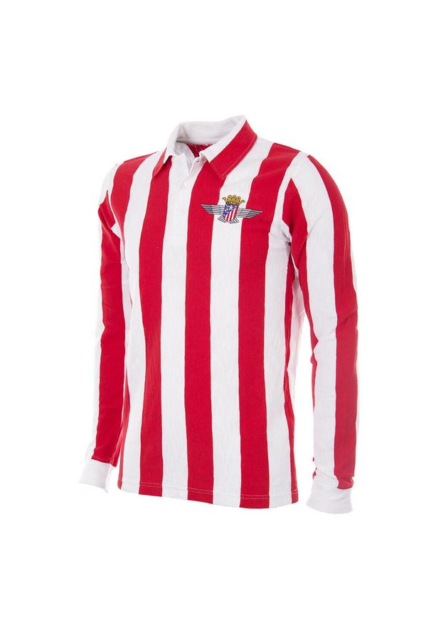 COPA FOOTBALL - Koszulka piłkarska retro dla dorosłych Atlético Madrid 1939-40 - Czerwona-Biała. Kolor: wielokolorowy, biały, czerwony. Sport: piłka nożna